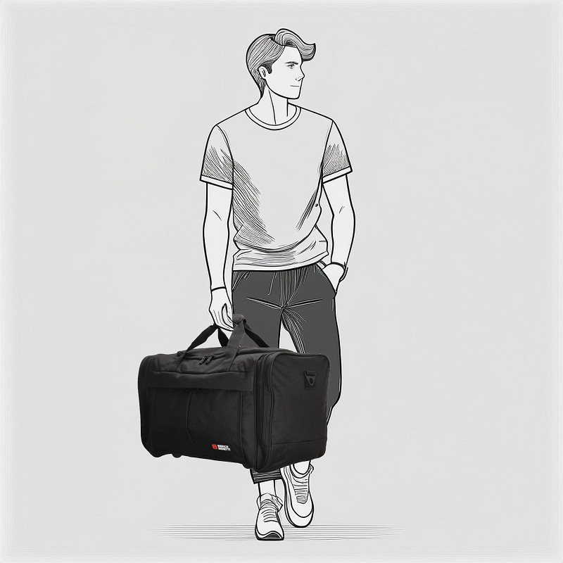 Amsterdam sporttas / reistas handbagage 55 cm