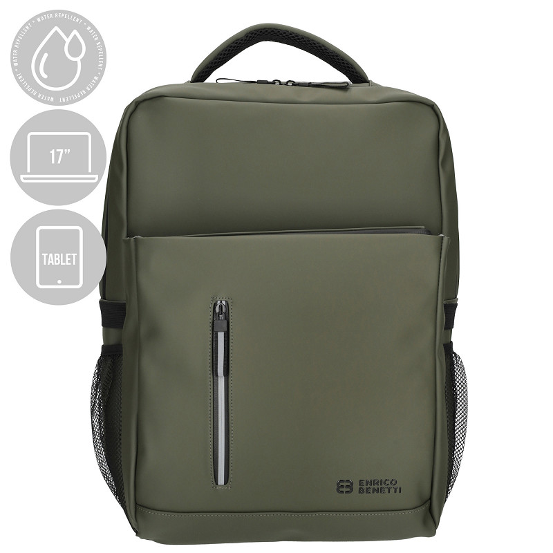Bergen rugzak waterafstotend met tablet vak en laptop 17 inch