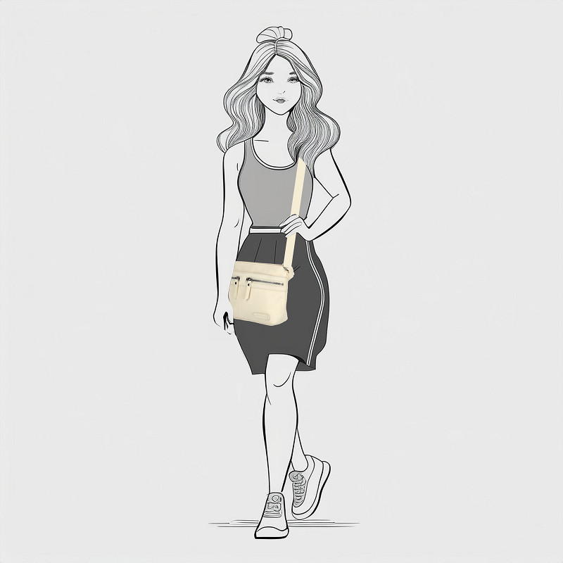 Nouméa crossbody tas
