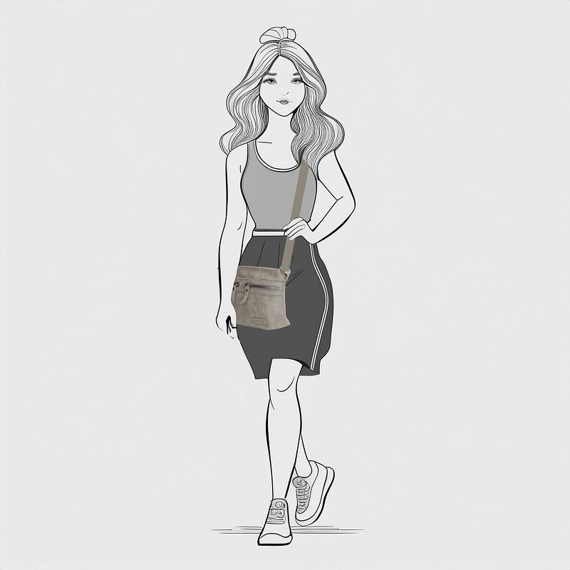 Nouméa crossbody tas