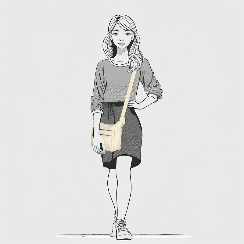 Nouméa crossbody tas