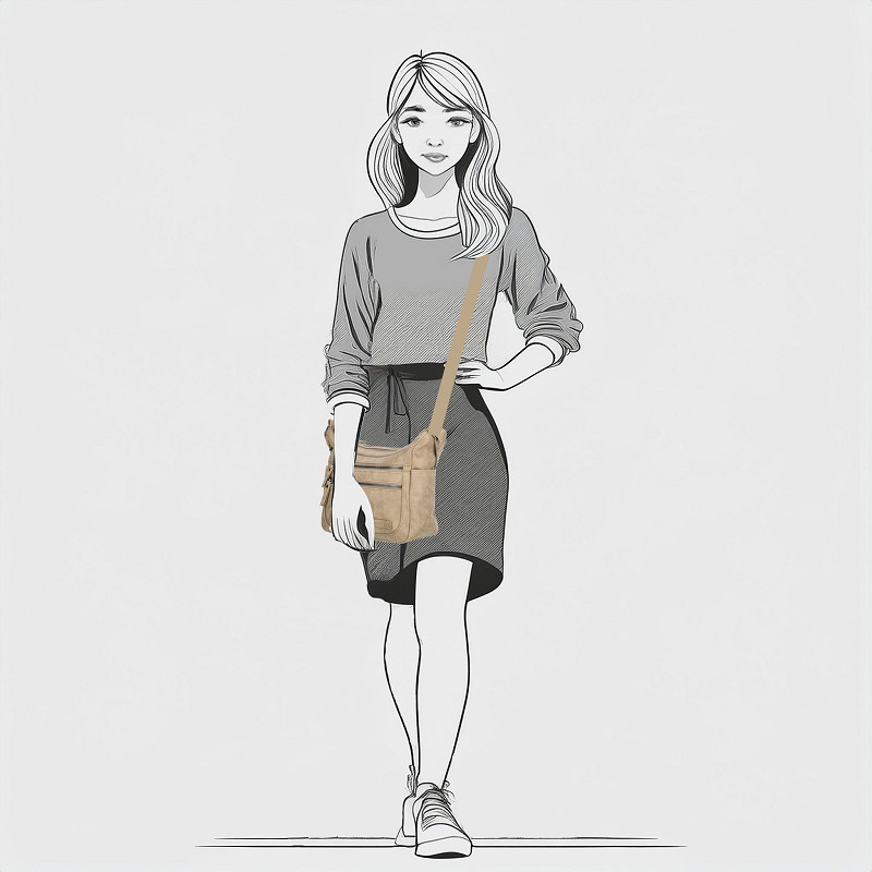 Nouméa crossbody tas