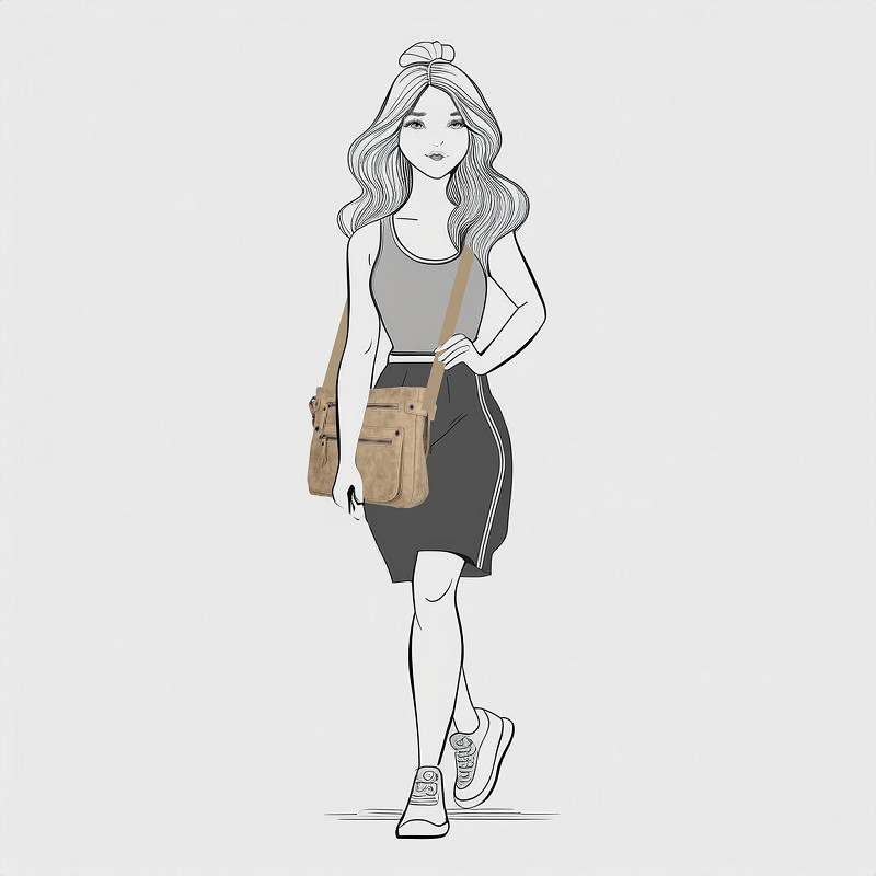 Nouméa crossbody tas