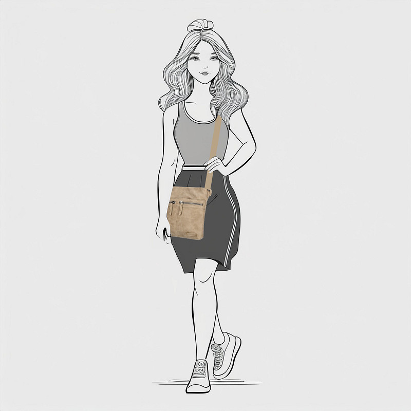 Nouméa crossbody tas