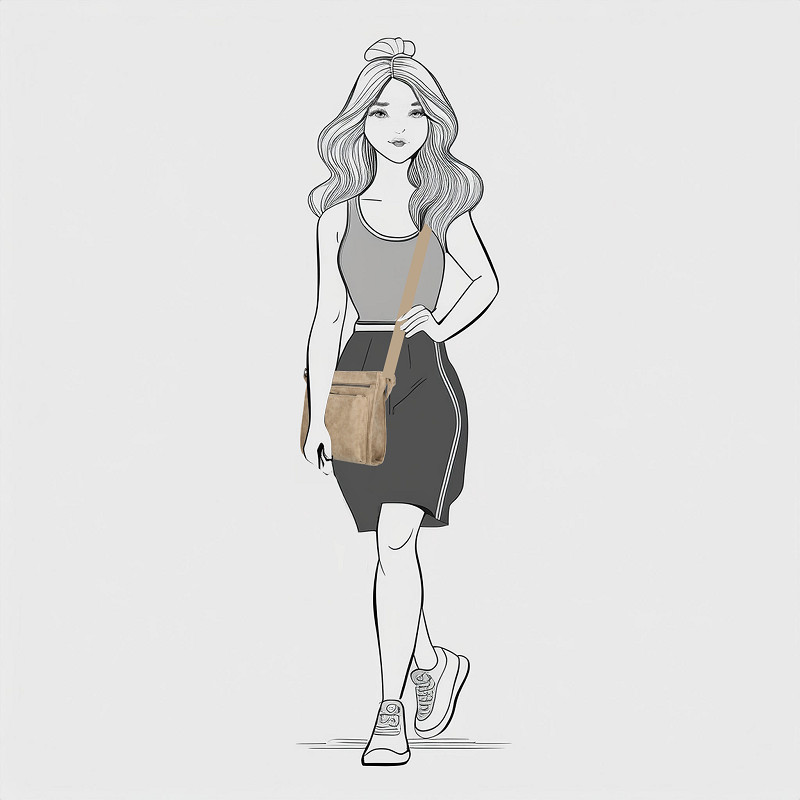 Nouméa crossbody tas