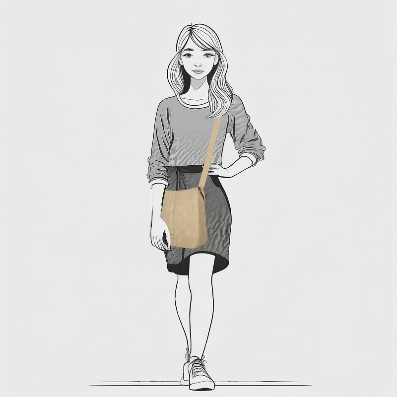 Roza crossbody tas
