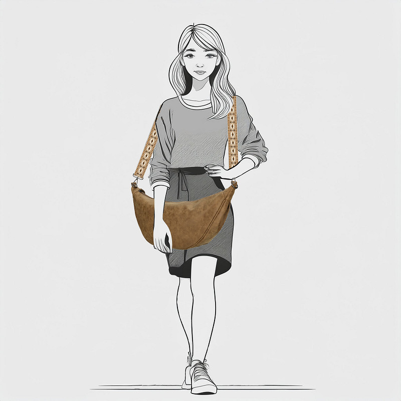 Indy crossbody tas