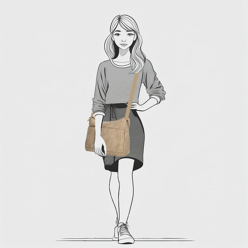 Nouméa crossbody tas