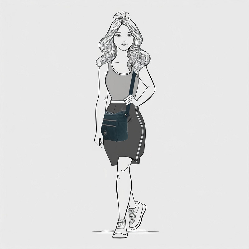 Frances crossbody tas