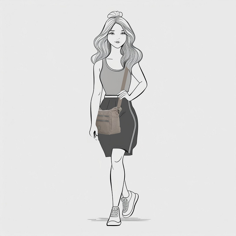 Frances crossbody tas