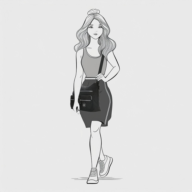 Frances crossbody tas