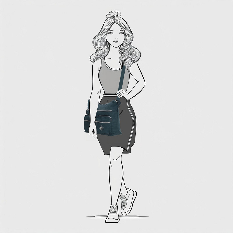 Frances crossbody tas