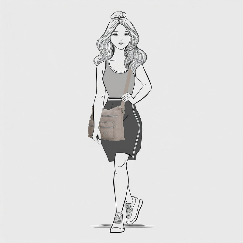 Frances crossbody tas