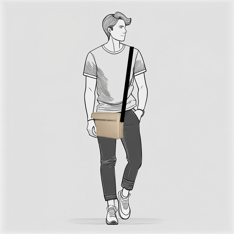 Case crossbody tas
